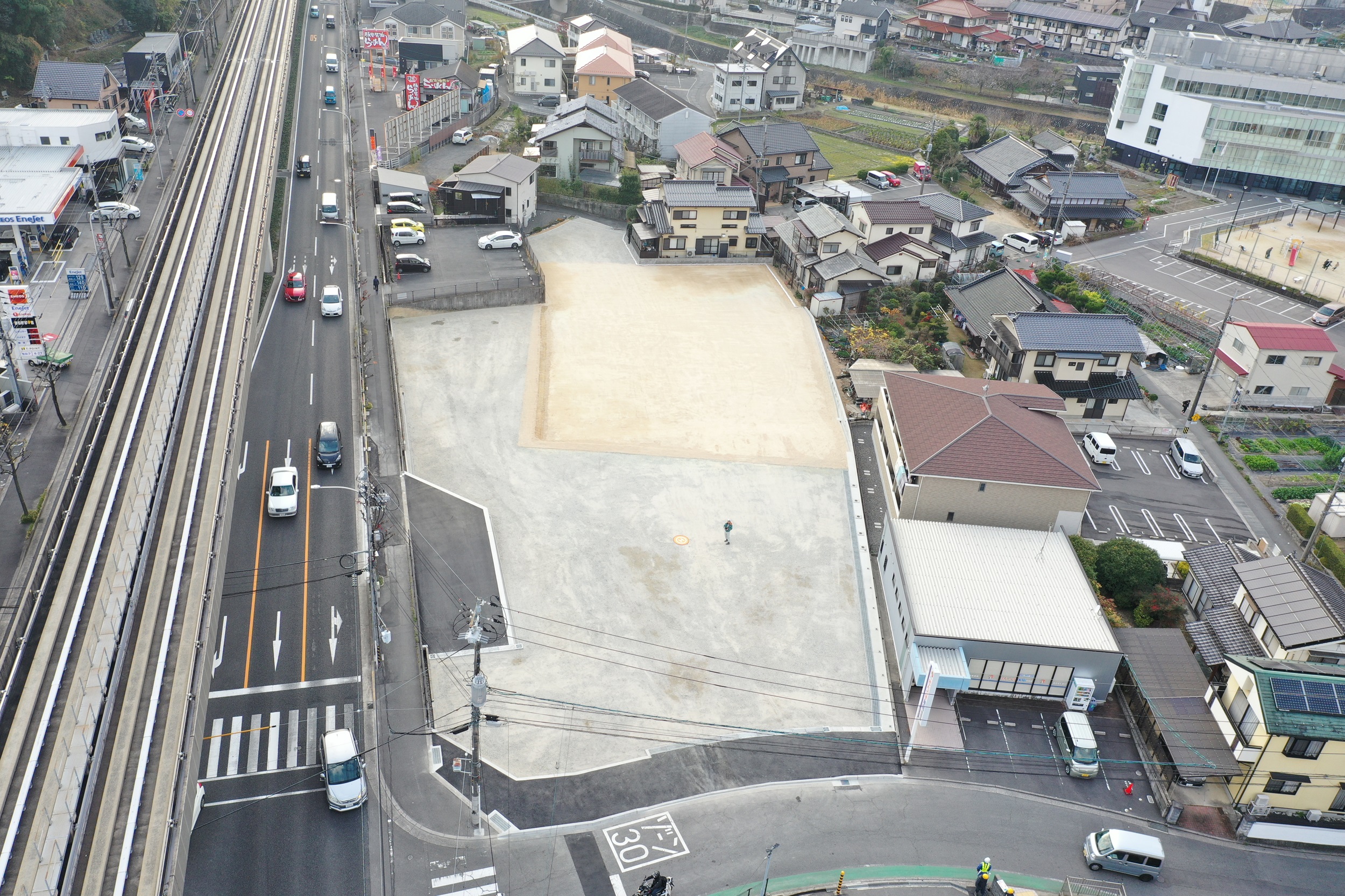 写真：伴東７丁目店舗用地造成工事